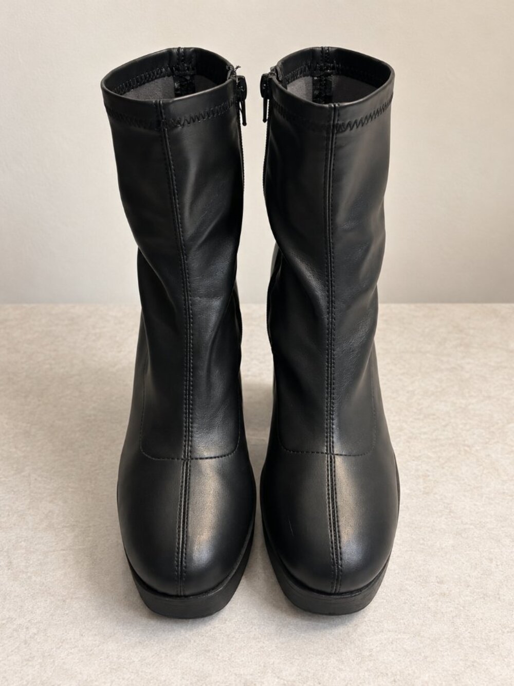 MIA Black Platform Boots – Women’s Size 8